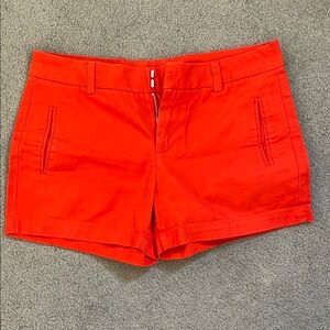Vibrant Red/Orange Women's Shorts